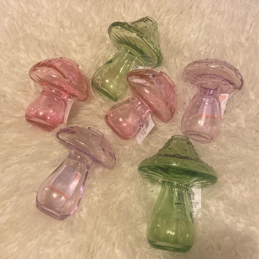 Target Bullseye Playground Mushroom Stem Vases Set of 6